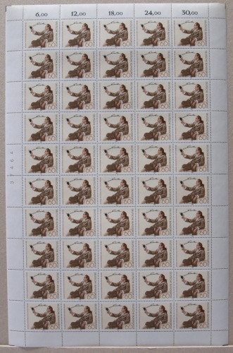 Bund 50er Bogen 1121 postfrisch Bogenzählnummer #KB302