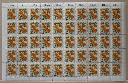 Bund 50er Bogen 1151 postfrisch Formnummer 2 #KB313