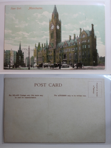AK Manchester Town Hall ungebraucht #PB597