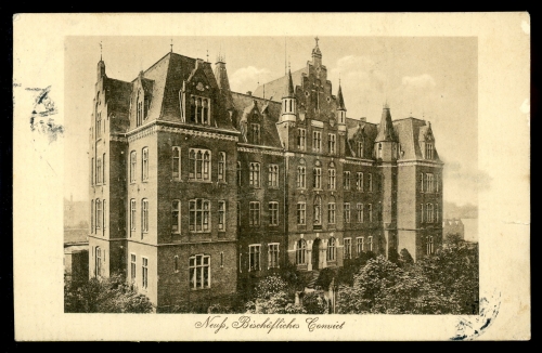 AK Neuss Bischöfliches Convict um 1916 gebraucht #IN341