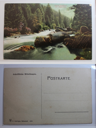 AK Okertal Partie oberhalb der Okerinsel ungebraucht #PB633