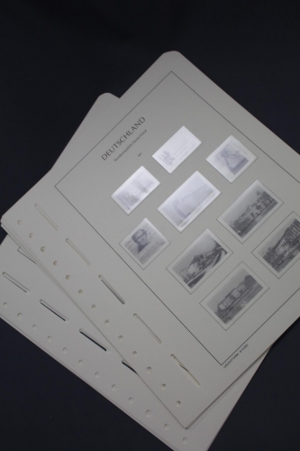 Leere Vordruckseiten Leuchtturm BRD 2001 Bund Deutschland #LL111