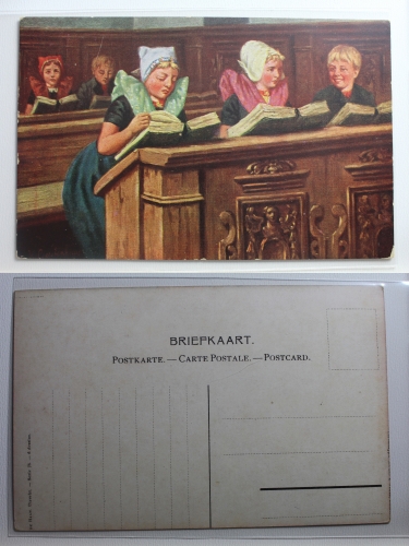 AK Niederlande Künstlerkarte ungebraucht #PB739