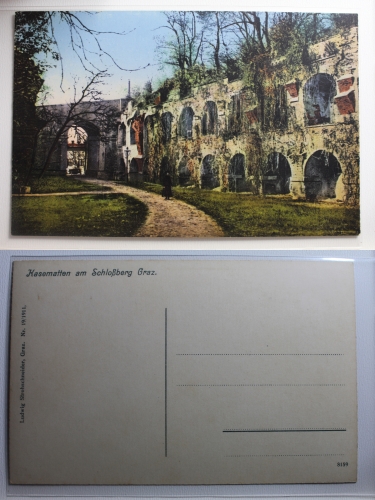 AK Graz Kasematten am Schlossberg ungebraucht #PB778