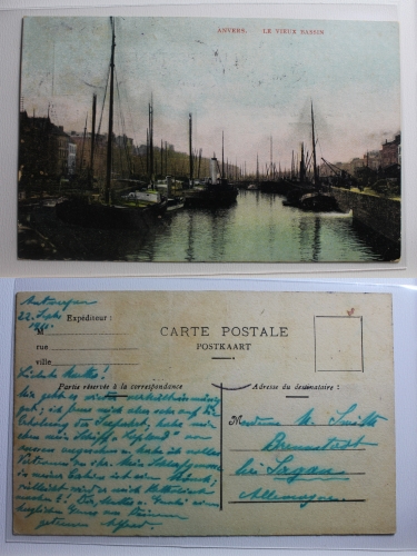AK Antwerpen Anvers - Le Vieux Bassin gebraucht #PB798