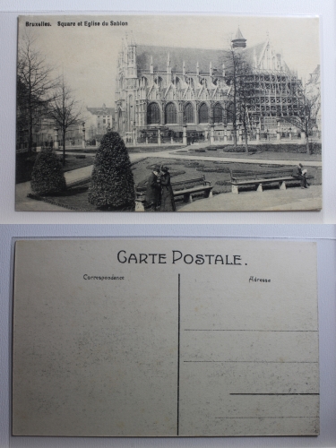 AK Brüssel Bruxelles - Square et Eglise du Sabino ungebraucht #PB808