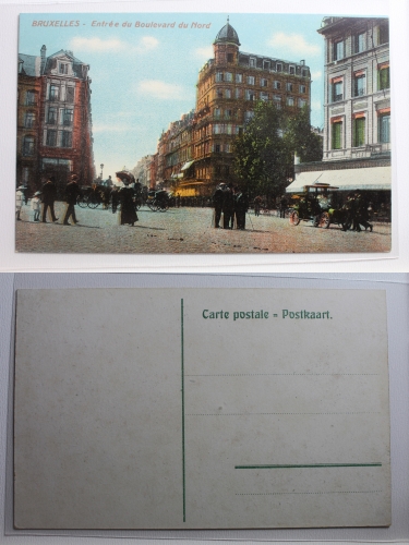 AK Brüssel Bruxelles - Entrée du Boulevard du Nord ungebraucht #PB819