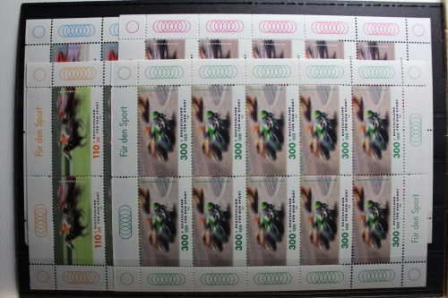BRD 2031-2034 postfrisch als Kleinbogen Sport #RS163