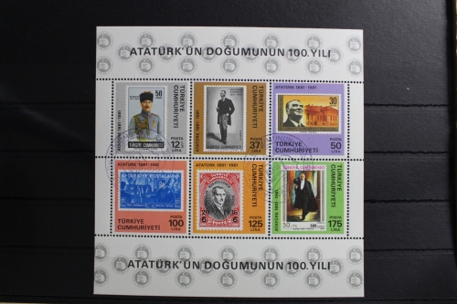 Türkei Block 19 mit 2557-2562 gestempelt