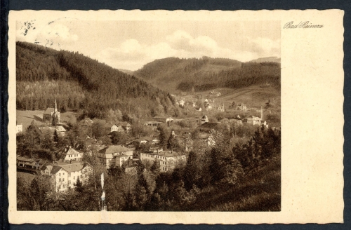 AK Bad Reinerz (Duszniki-Zdrój) Totalansicht 1935 gebraucht #IU947