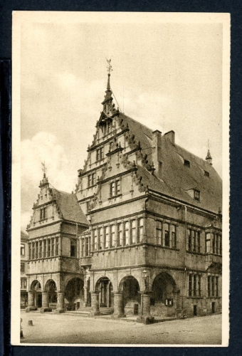 AK Paderborn Rathaus 1934 ungebraucht #IU952
