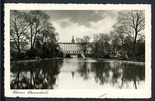 AK Weimar Weimarhalle 1939 gebraucht #IU955