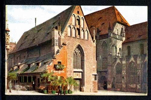 AK Nürnberg Moritzkapell und Bratwurstglöcklein um 1910 ungebraucht #IN727