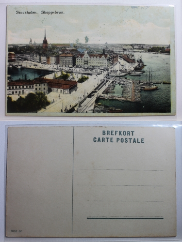 AK Stockholm Skeppsbron ungebraucht #PB854