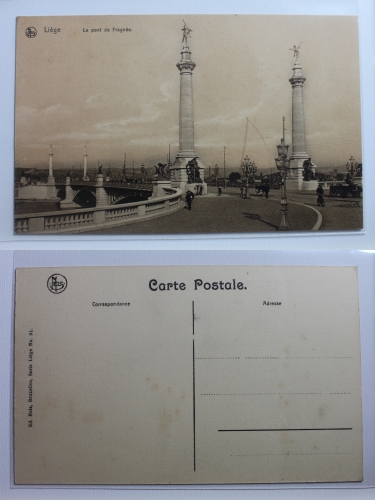 AK Lüttich Le pont Fragnée ungebraucht #PB870