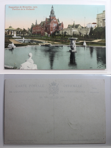 AK Brüssel Weltausstellung 1910 Pavillon de la Hollande ungebraucht #PB871