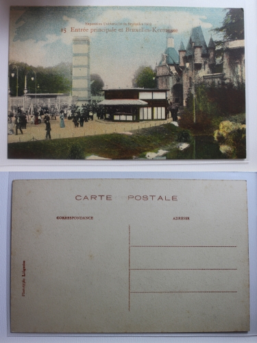 AK Brüssel Weltausstellung 1910 Bruxelles-Kermesse ungebraucht #PB874