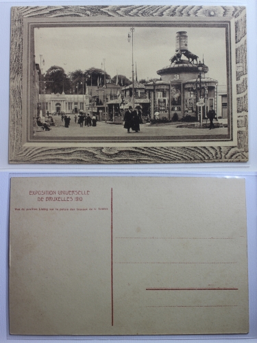AK Brüssel Weltausstellung 1910 ungebraucht #PB876