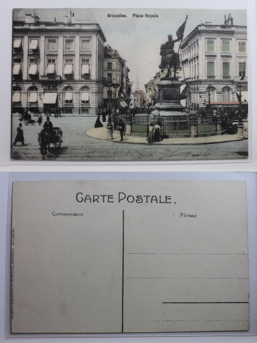 AK Brüssel Place Royale ungebraucht #PB877