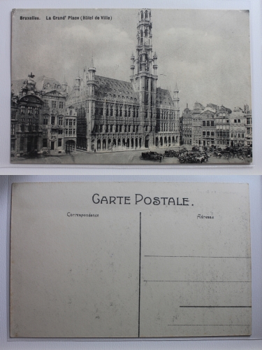 AK Brüssel La Grand´Place (Hotel de Ville) ungebraucht #PB880