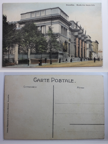 AK Brüssel Musée des Beaux Arts ungebraucht #PB882