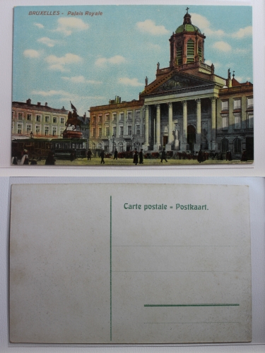 AK Brüssel Palais Royale ungebraucht #PB889