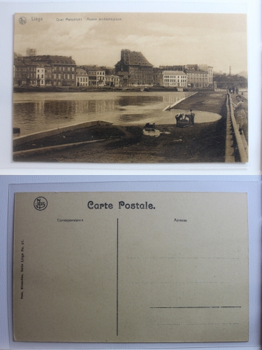 AK Lüttich Qual Maestricht Musée archéologique ungebraucht #PB959
