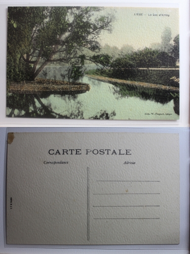 AK Lüttich Le Lac d´Arroy ungebraucht #PB961