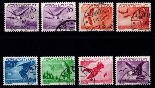 Liechtenstein 173-179 gestempelt #DHF16
