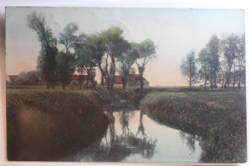 AK Deutschland Landschaftsbild Künstlerkarte 1905 gebraucht #PD037