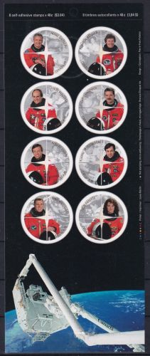 Kanada 2139-2146 postfrisch Folienblatt Astronauten #DHS09