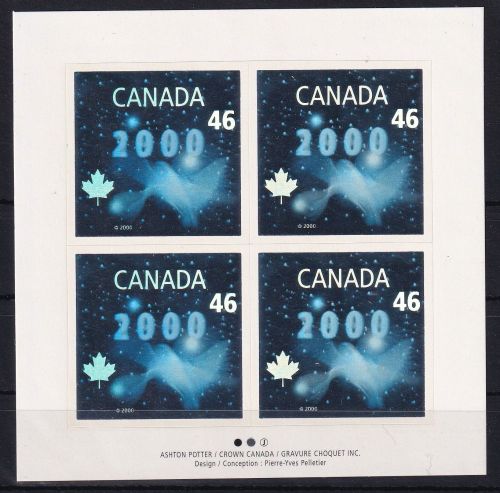 Kanada 1882 als Kleinbogen postfrisch Jahrtausendwende #DHS27