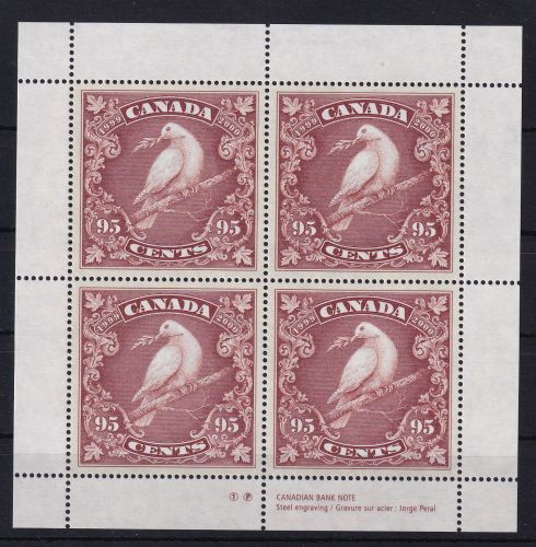 Kanada 1884 als Kleinbogen postfrisch Jahrtausendwende #DHS28