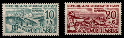 Französische Zone Württemberg 38-39 postfrisch #DIA91