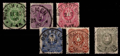 Deutsches Reich 39-44 gestempelt