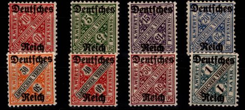 Deutsches Reich Dienstmarken 57-64 postfrisch #DIB73