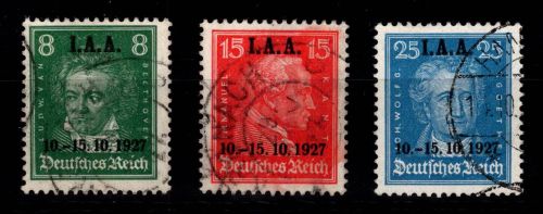 Deutsches Reich 407-409 gestempelt #DIB76