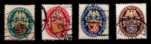 Deutsches Reich 398-401 gestempelt #DIB78