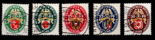 Deutsches Reich 430-434 gestempelt #DIB80