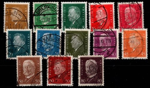 Deutsches Reich 410-422 gestempelt #DIB81