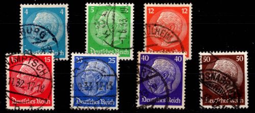 Deutsches Reich 467-473 gestempelt #DIB84