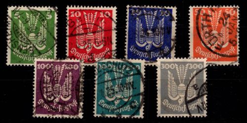 Deutsches Reich 344-350 gestempelt #DIB85