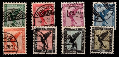 Deutsches Reich 378-384 gestempelt #DIB86