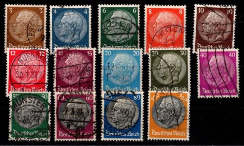 Deutsches Reich 482-495 gestempelt