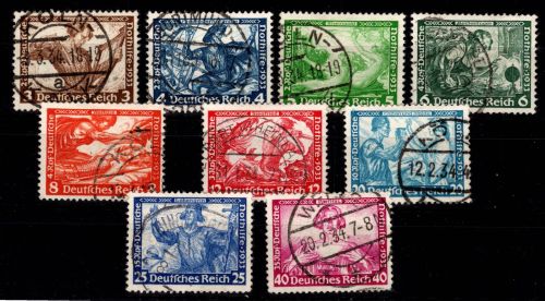 Deutsches Reich 499-507 A gestempelt #DIB97