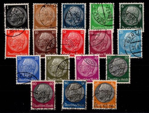 Deutsches Reich 512-528 gestempelt #DIB99