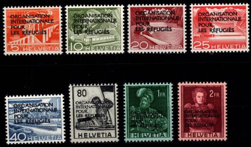 Schweiz Ämter OIR / IRO 1-8 postfrisch
