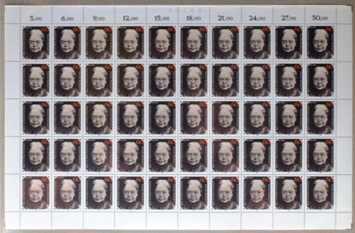 Bund 50er Bogen 1057 postfrisch Bogenzählnummer #KB421