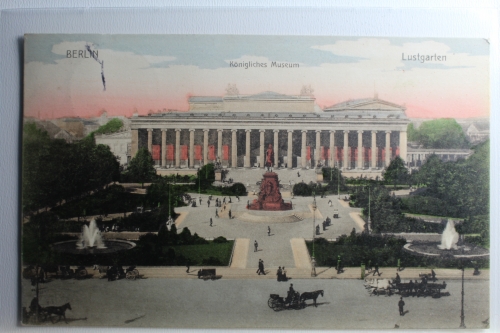 AK Berlin Königliches Museum u. Lustgarten 1913 gebraucht #PD156