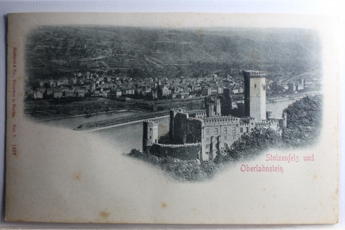 AK Koblenz Stolzenfels und Oberlahnstein ungebraucht #PD231